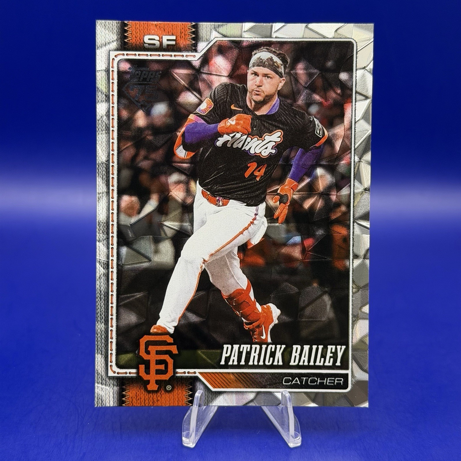 2026 Topps Series 1 Patrick Bailey Diamante Foil #7 San Francisco Giants