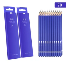 XDT#7B Drawing Pencils 24 Piece Set, Pro Art Graphite Sketching&Shading Supplies