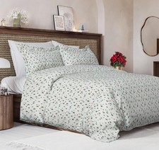 Christmas Duvet Cover Queen Size Set - Extra Soft Queen Duvet Cover with 2 Pi...