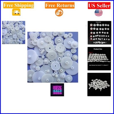 58PCS Plastic Gear Set for DIY RC Cars Robots Module 0.5 Small Gears