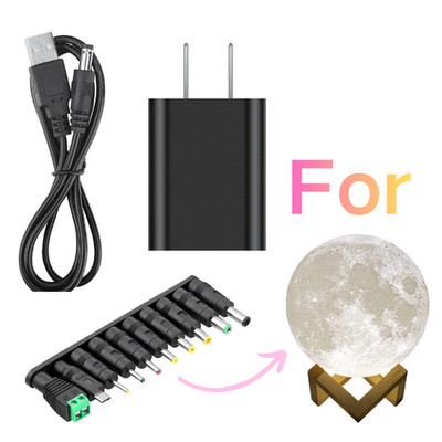 Charger For BRIGHTWORLD LOGROTATE Mydethun HYODREAM SEGOAL Balkwan 3D Moon Lamp