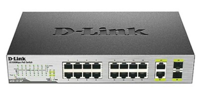 D-Link DES 1018MP - switch - 18 ports - unmanaged