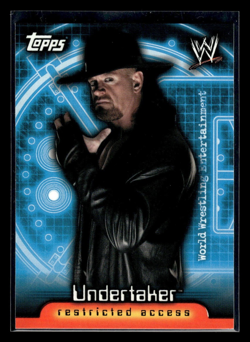 2006 Topps WWE Insider #69 Undertaker Restricted Access Mint+ New