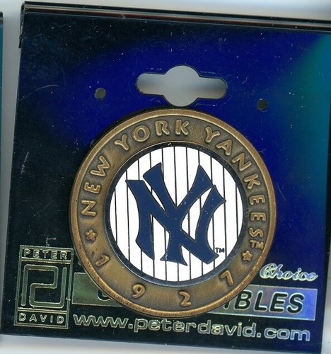 NY Yankees Pin Choice New York AL MLB Baseball New on Card Peter David Inc PDI - Picture 43 of 51