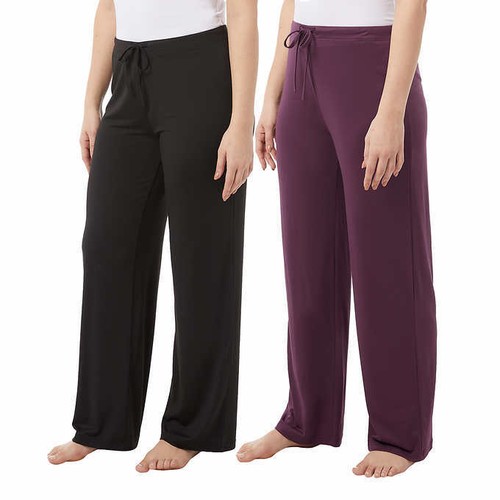 32 Degrees Ladies' Lounge Pant, 2-pack blue S,M,L,XL,XXL & BLACK S,M,L,XL,XXL - 第 27/36 張圖片