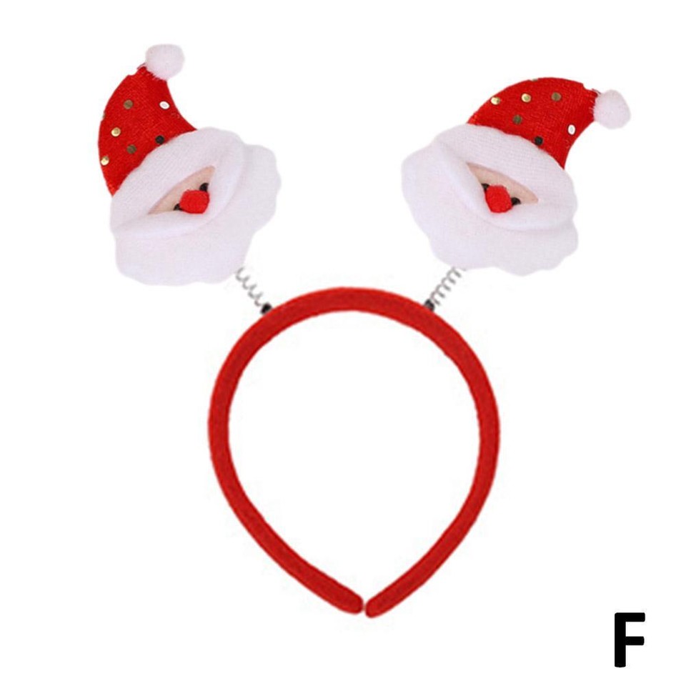Christmas Headband Snowman and Santa Claus Christmas Elk Headband