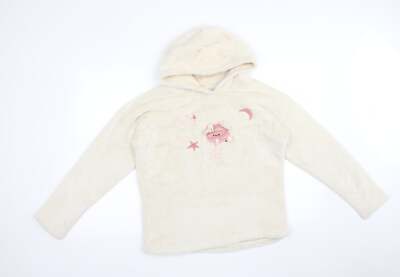 Muskatnuss Damen beige Polyestermischung Hoodie Größe 10-MAUS