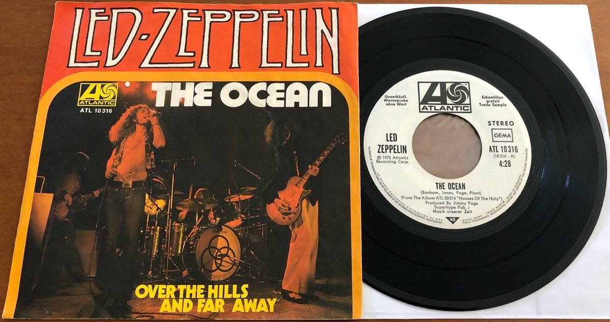 LED ZEPPELIN The Ocean RARE 1973 GERMAN 7