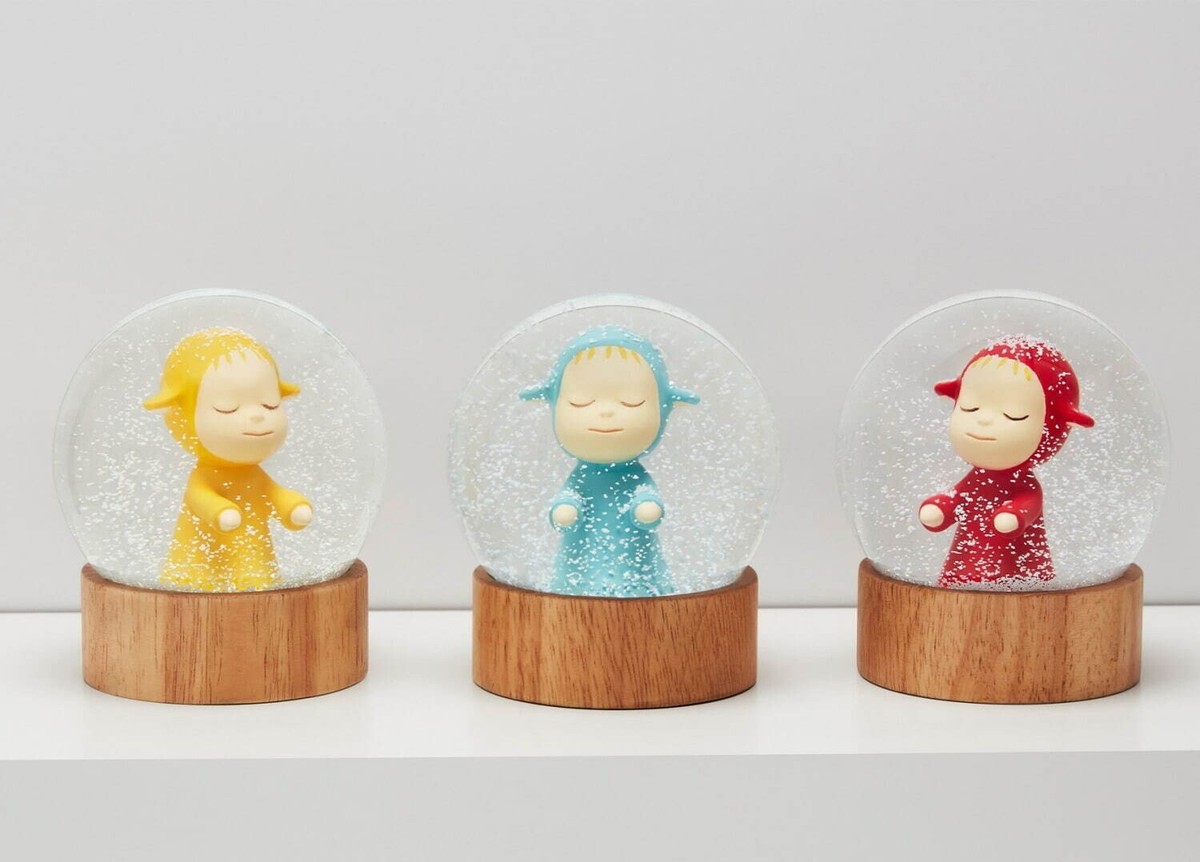 YOSHITOMO NARA 'Little Wanderer' 2023 Art Snow Globe Dome