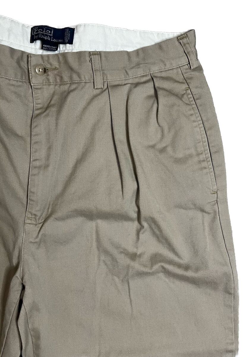 Polo by Ralph Lauren Andrew Pant Classic Pleated Chino Men's Polo by Ralph Lauren Andrew Pant Classic Pleated Chino Men's