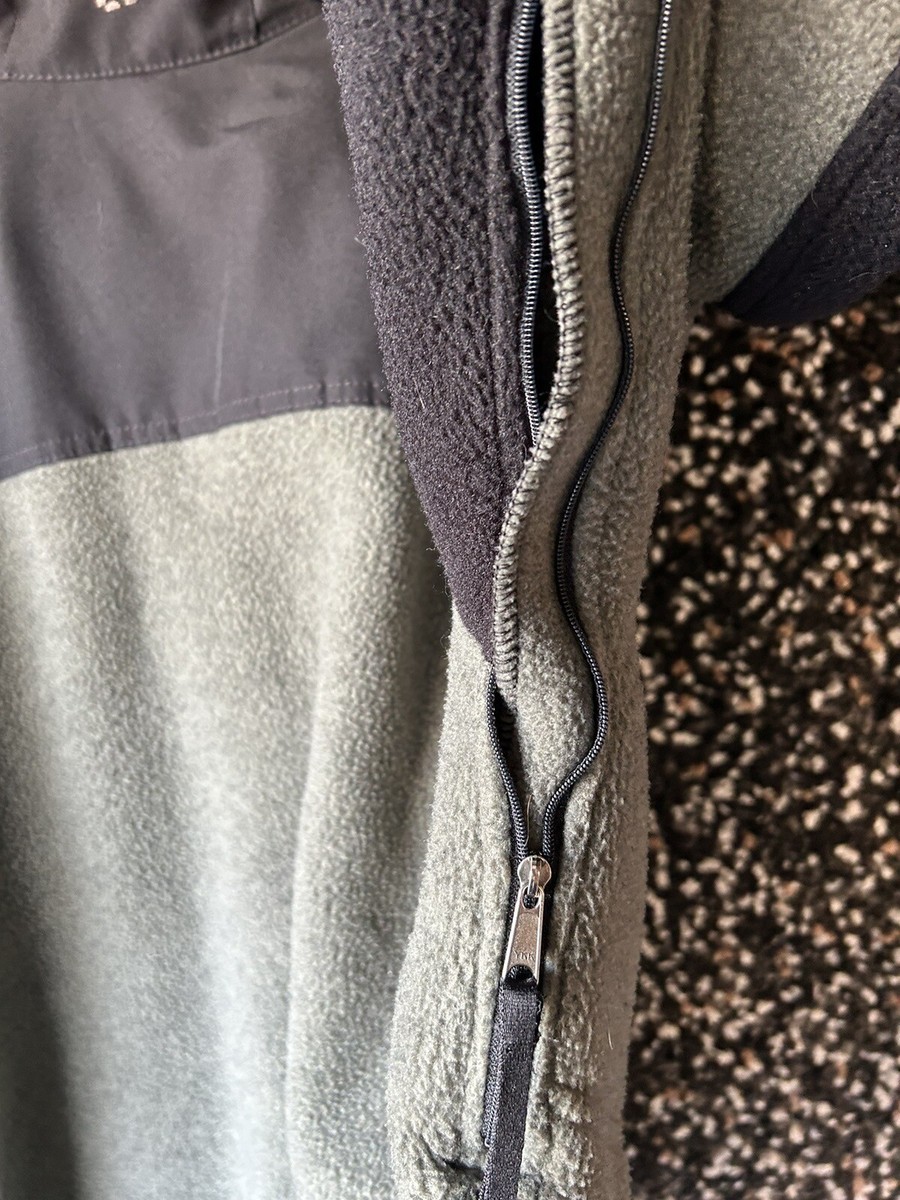 Vintage 90s Mountain Hardwear Made USA Gray Black Full Zip Jacket