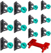 12 x Button Fix Type 2 Bracket Marker Guide Kit Connecting 90º Degree Panels 