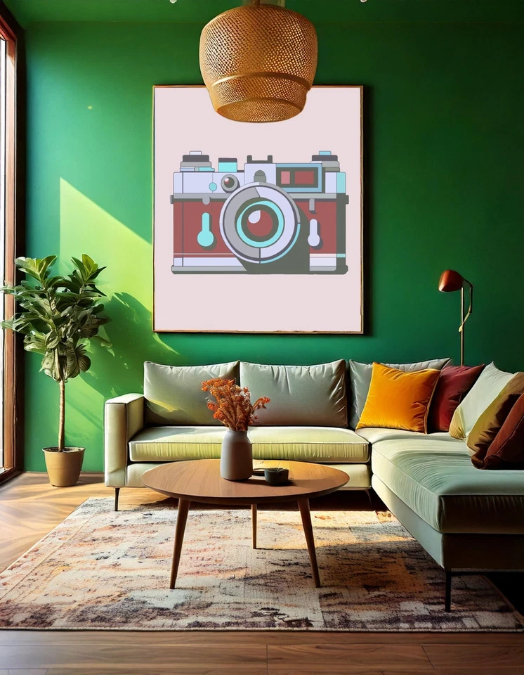 62 Pieces Camera Jigsaw Puzzle Poster, Fun & Challenging for All Ages, Gift Idea - Image 3 of 4