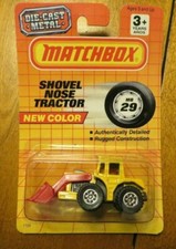 MATCHBOX SHOVEL NOSE TRACTOR YELLOW RED 1992 MB029 MB29 1729