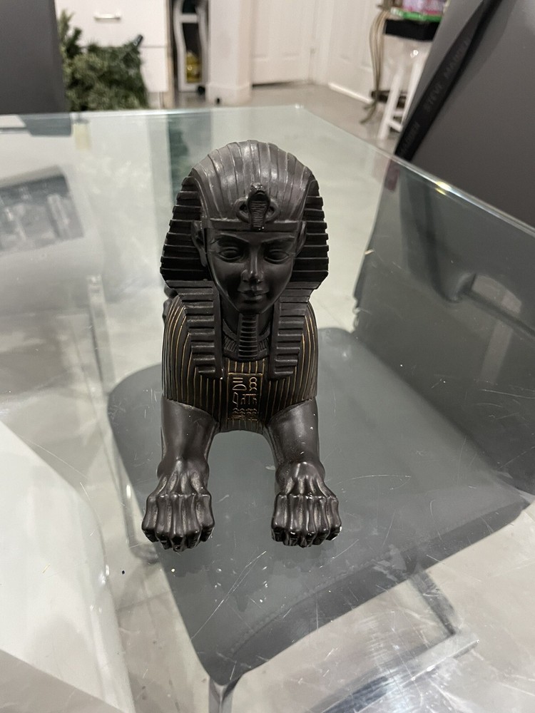 Egyptian ANDROSPHINX  Statue Sphinx Signed VERONESE 2000 Summit Collection