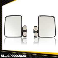 Pair 220lb Rated Magnet Tractor Side Mirror LH & RH Fit For Kubota John Deere