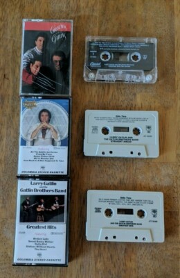Larry Gatlin and the Gatlin Brothers Band 3 Cassette Lot - Straight Ahead ++