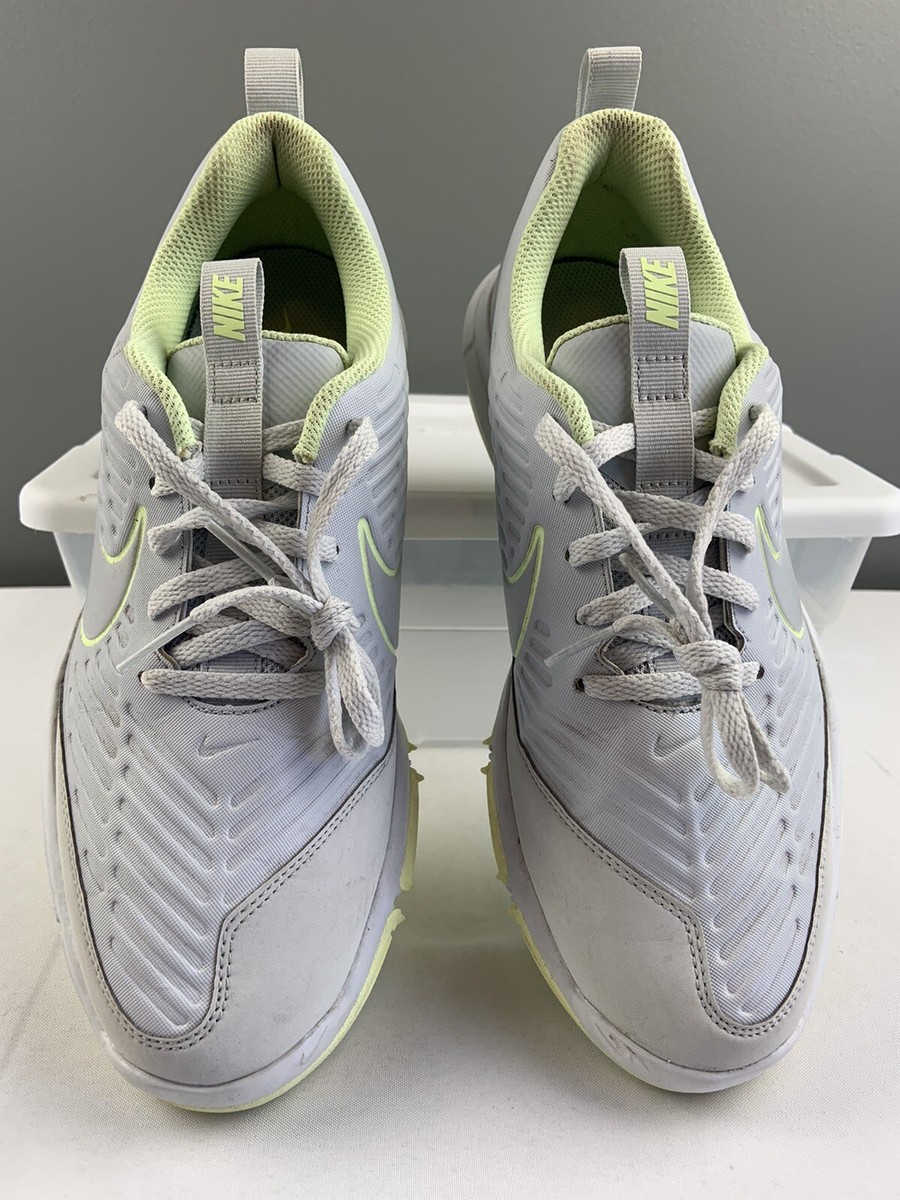 Nike Explorer 2 Womens Golf Shoes Grey Light Volt Spikeless