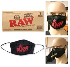 The Original RAW Rolling Papers TOKER'S MASK Features magnetic clasp & toke port