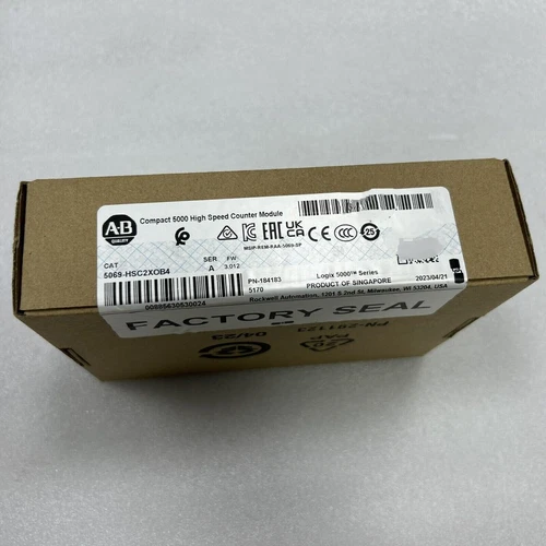 New Sealed 5069-HSC2XOB4 A Compact I/O 5000 High Speed Counter Module 2Channel - Picture 1 of 1