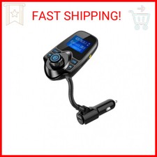 Nulaxy Wireless In-Car Bluetooth FM Transmitter Radio Adapter Car Kit