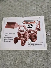 Diesel Sales & Service Terramite 2 Loader Backhoe Power King Tractor BROCHURE WV