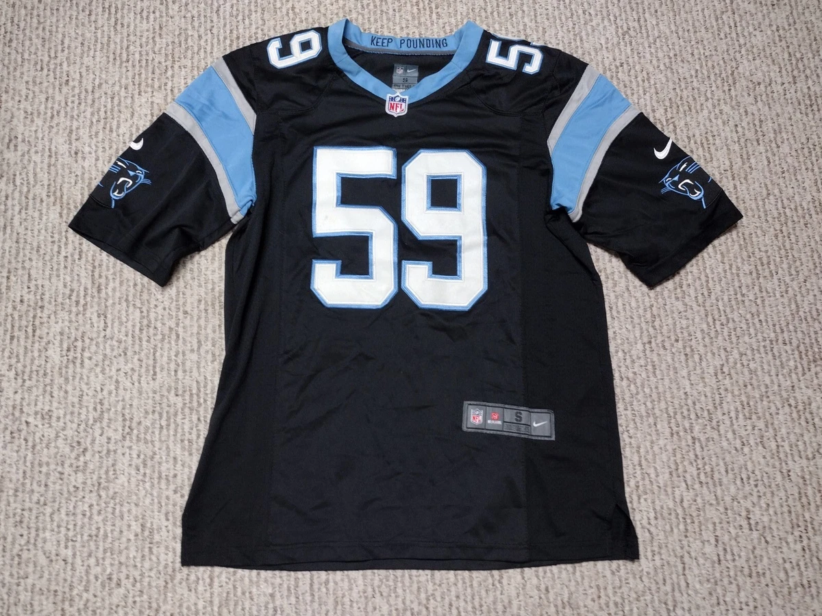 Nike Carolina Panthers No59 Luke Kuechly Black Team Color Youth Stitched NFL Elite Drift Fashion Jersey