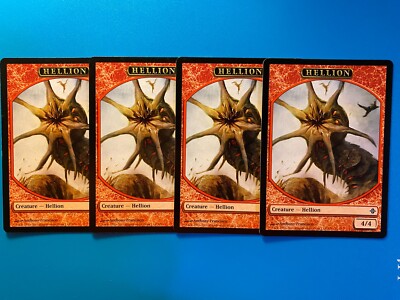 MTG 4x Hellion Token #3 Rise of the Eldrazi Magic the Gathering Card x4 NM