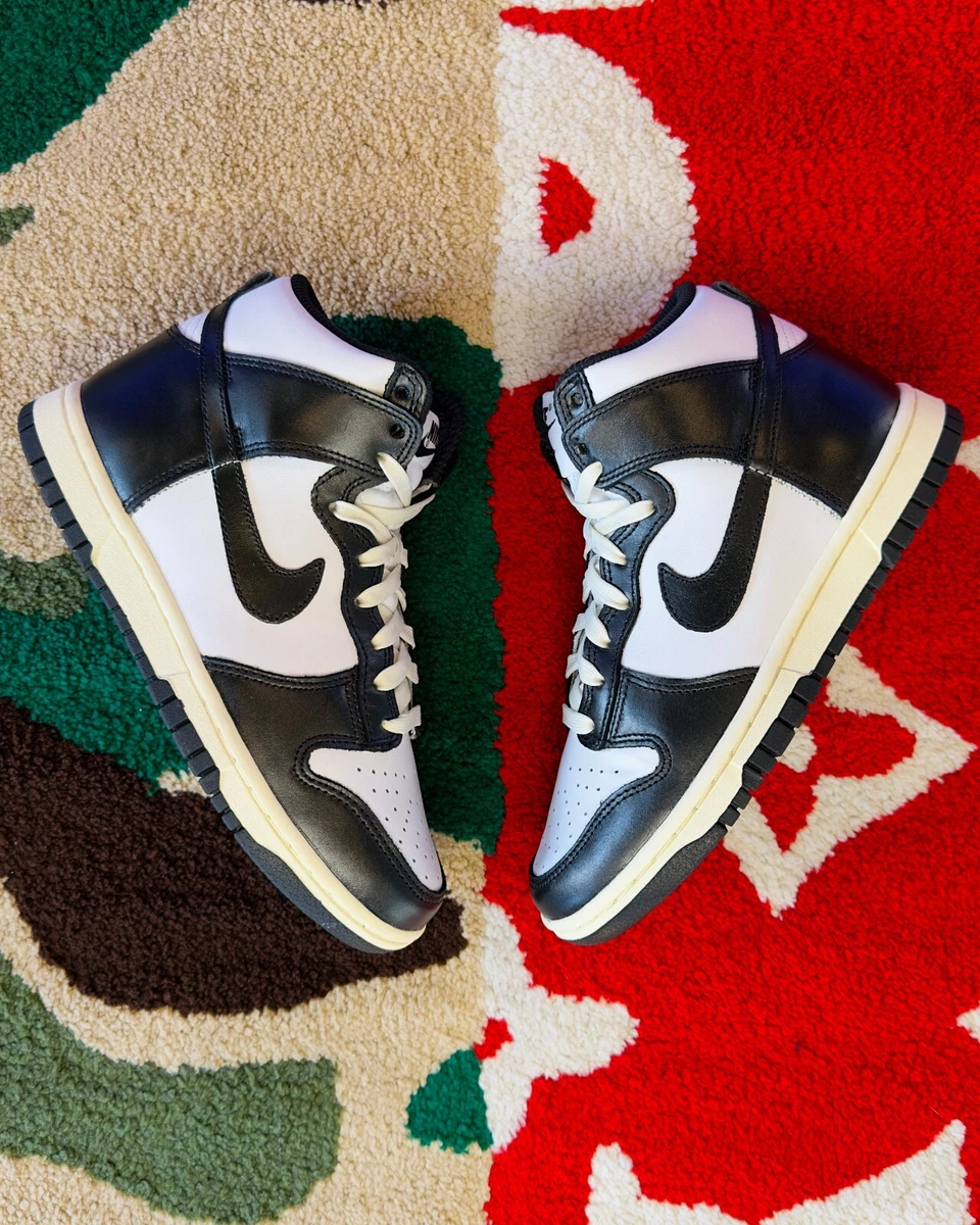 Preços baixos em Nike Dunk High Vintage Black W | eBay