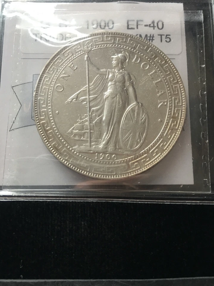 1900 Great Britain, Trade Dollar, Coin Mart Graded**EF-40** KM# T5 - Image 3 of 4