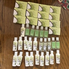 Bath & Body Works Coconut Lime Verbena Bar Soap Shampoo Conditioner Travel Lot