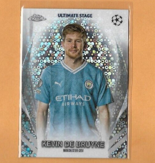 2023-24 Topps Chrome Kevin De Bruyne UEFA Club Competition Ultimate Stage #USC33