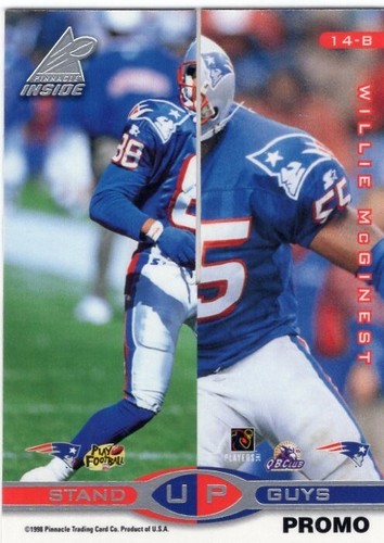 Drew Bledsoe/ Mcginest 1998 Pinnacle Inside "Stand Up Guys Promo"