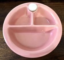 Vintage Hankscraft Porcelain Baby Food Warmer Dish Hot Water Filled 962 USA