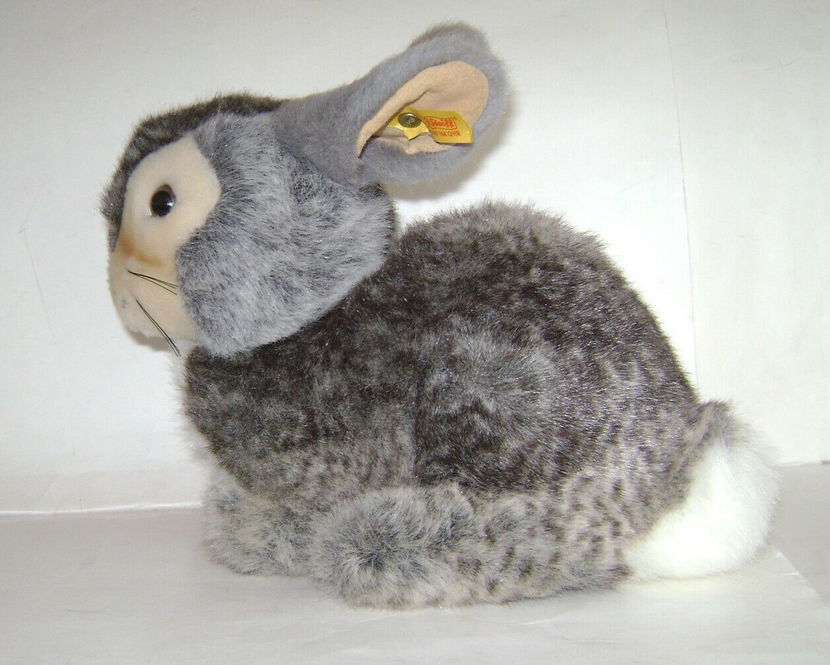 Rabbit♡　0910 Ganz Webkinz #HM078 White Bunny Rabbit Plush Stuffed Animal