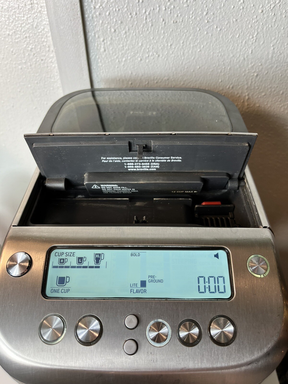 Breville BDC600XL YouBrew 12Cup Grind and Brew Coffee Maker with