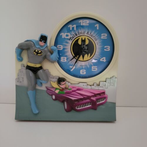 Vintage 1974 Janex Batman & Robin talking alarm clock. Not working - 第 1/13 張圖片