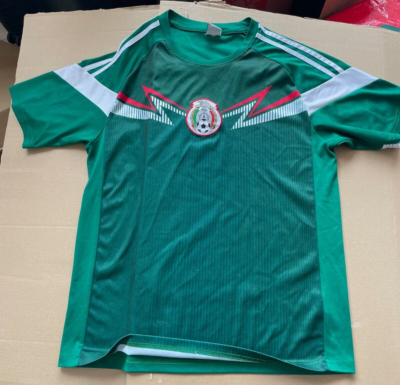 Adidas Mexico Jersey 2014 World Cup Federacion Mexicana Authentic