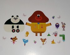 Hey Duggee characters large precut stickers for child's bedroom or nursery