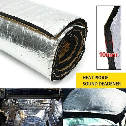 Firewall Sound Deadener Heat Proof Insulation Noise Proofing Dampening Mats Foam - Bild 2 von 20