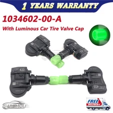 4x TPMS Tire Pressure Sensor 1034602-00-A For Tesla Model S X 3 2014-2023 433MHz