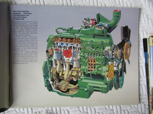 1986 John Deere 405 4250 4450 4650 4850 tractor brochure 40 pages - Picture 6 of 10
