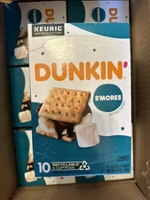 Dunkin’  S’mores Coffee, 10 Keurig K-Cup Pods Medium Roast