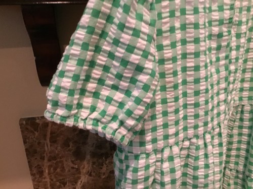 Old Navy Girls L(10-12) Green/White Check Dress - Picture 7 of 9