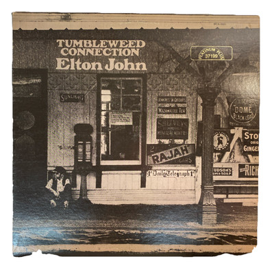 Elton John - Tumbleweed Connection - Vinyl Record - 1980 - Tested 