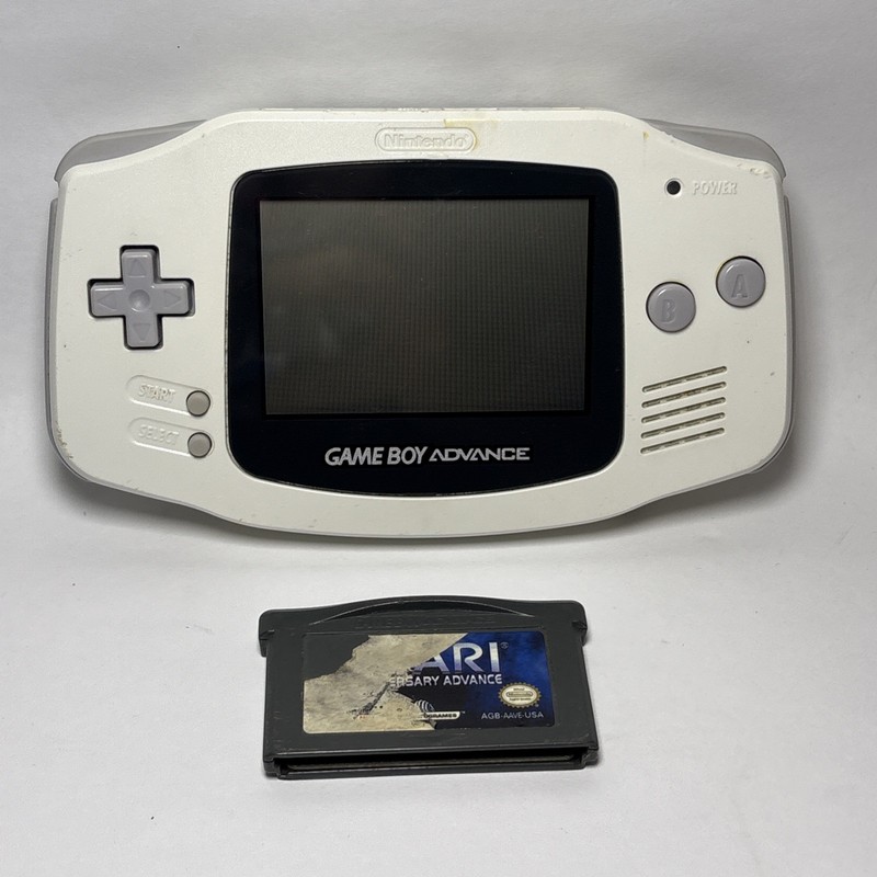 Nintendo Game Boy Advance Gaming Console - White Used Good Working Condition