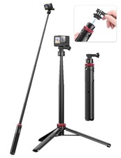 57in Extendable Selfie Tripod for Action Cameras - ULANZI Go Quick II Long Ac...