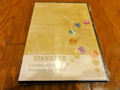 Milady's Standard Cosmetology Student CD-ROM PC learning tool exams practice +