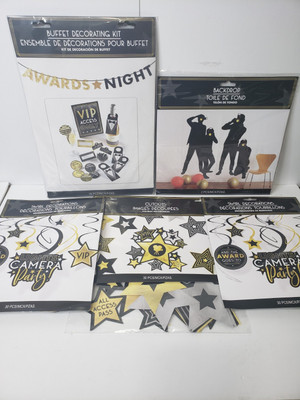 Awards Night VIP Hollywood Movie Prom Themed Complete Party Kit