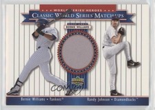 2002 World Series Heroes Classic Match-Ups Bernie Williams Randy Johnson HOF wd9